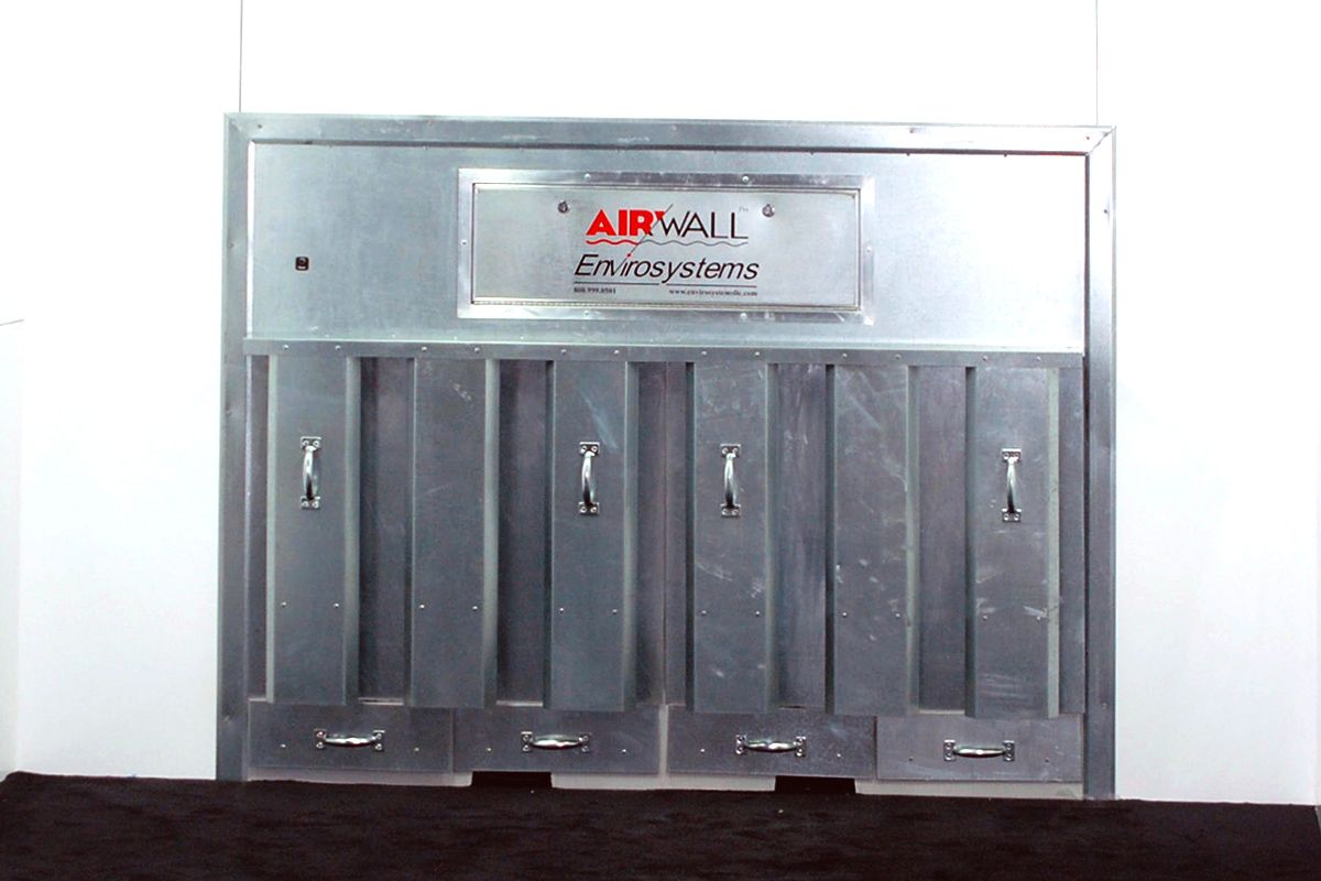 AirWall kayco dust collection booth