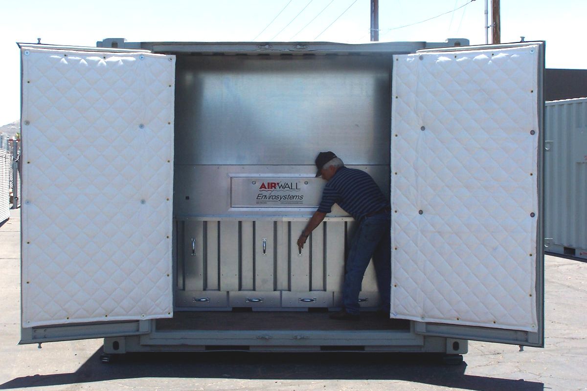 AirWall mobile dust collection truck